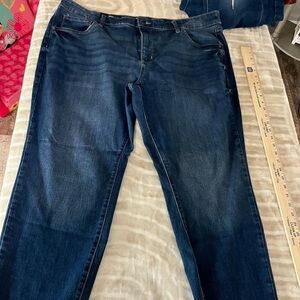 COPY - Sonoma Skinny 18 W Dark Blue Denim Jeans